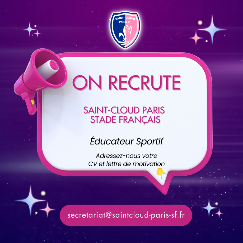 Offre d’emploi – Éducateur/éducatrice sportif(ive) – EMPLOI POURVU